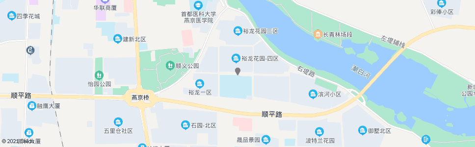 北京现代学院_公交站地图_北京公交_妙搜公交查询2024