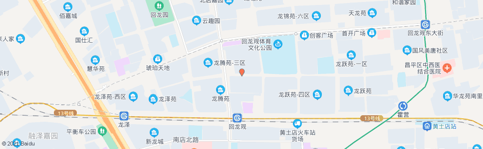 北京龙腾苑二区南门_公交站地图_北京公交_妙搜公交查询2024