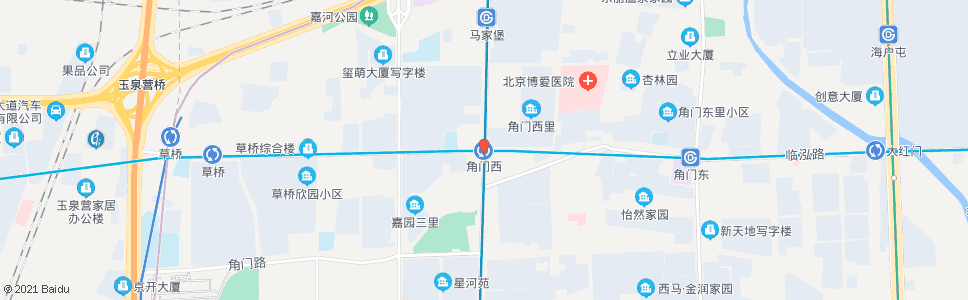北京角门西站_公交站地图_北京公交_妙搜公交查询2024