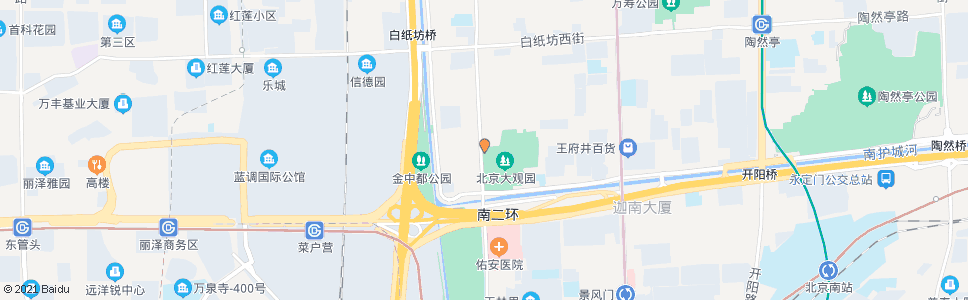 北京大观园西门_公交站地图_北京公交_妙搜公交查询2024