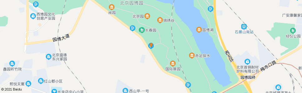 北京园博园3号门_公交站地图_北京公交_妙搜公交查询2024