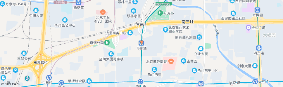 北京马家堡站_公交站地图_北京公交_妙搜公交查询2024