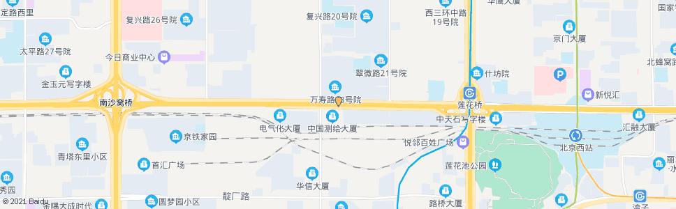 北京金家村桥东_公交站地图_北京公交_妙搜公交查询2024