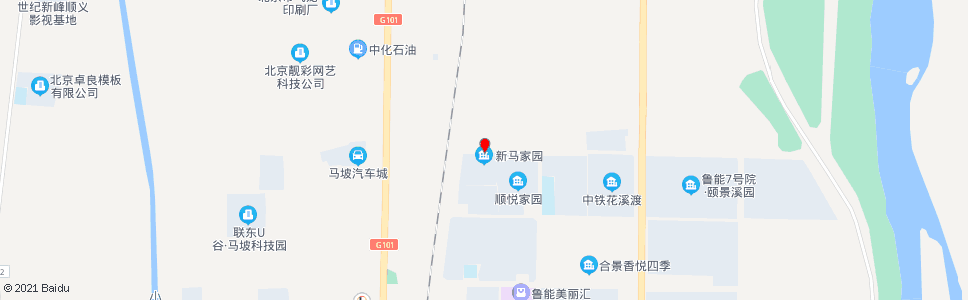 北京马坡16号院_公交站地图_北京公交_妙搜公交查询2024