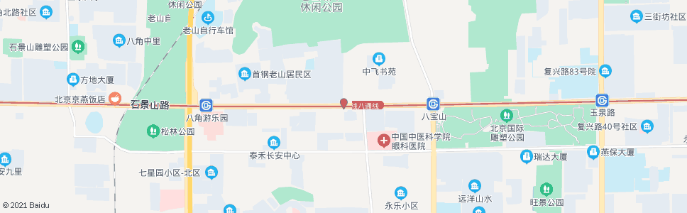 北京老山_公交站地图_北京公交_妙搜公交查询2024
