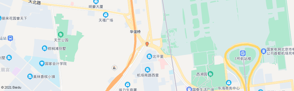 北京机场道口_公交站地图_北京公交_妙搜公交查询2024