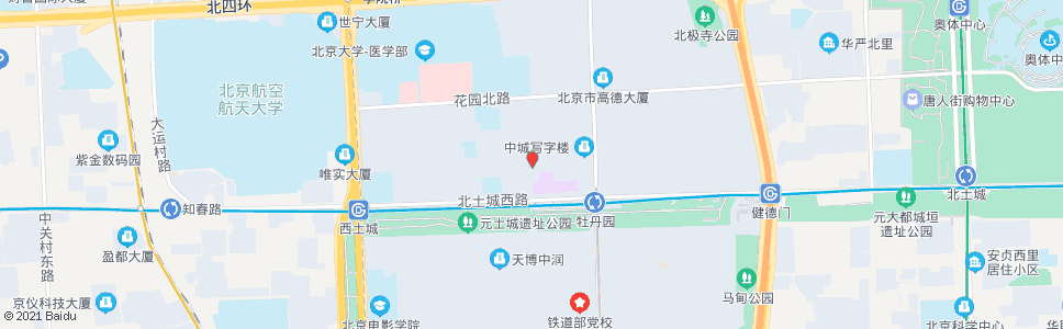 北京花园路_公交站地图_北京公交_妙搜公交查询2024