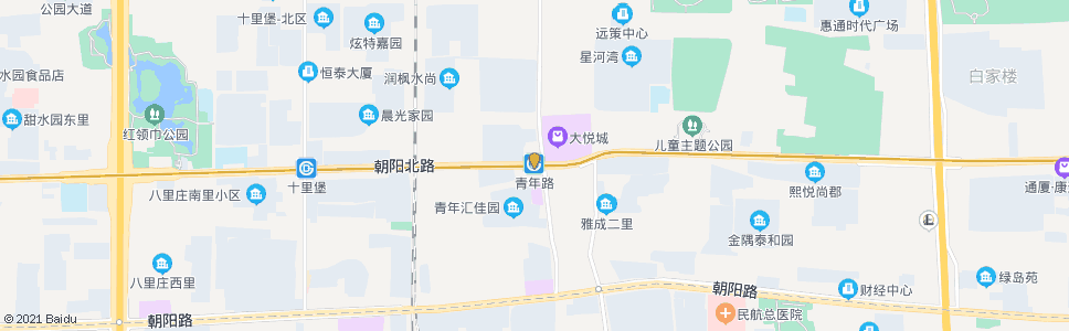 北京青年路站_公交站地图_北京公交_妙搜公交查询2024