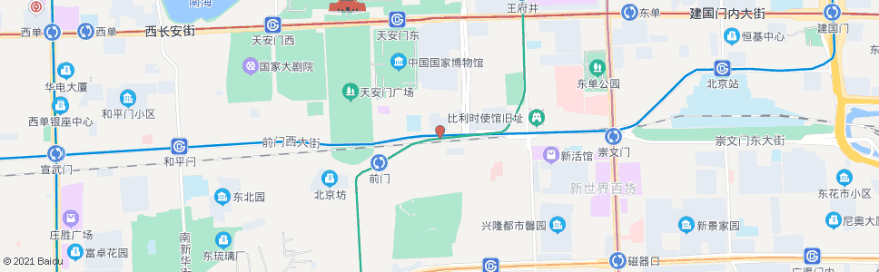 北京正义路_公交站地图_北京公交_妙搜公交查询2024