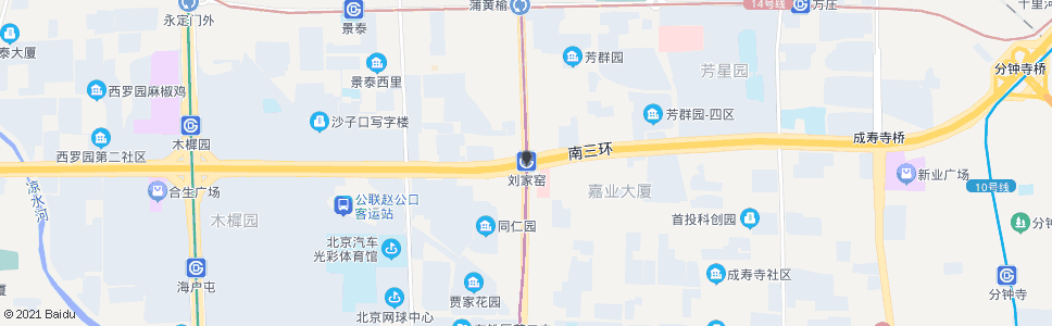 北京刘家窑站_公交站地图_北京公交_妙搜公交查询2024