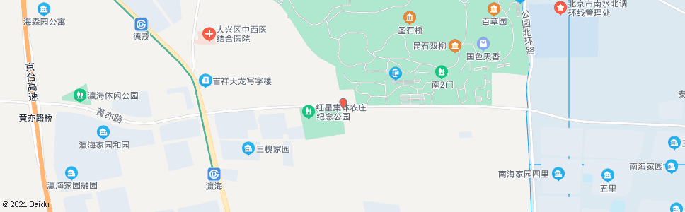 北京姜场_公交站地图_北京公交_妙搜公交查询2024