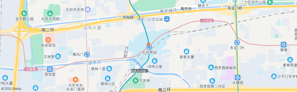 北京创业路南站_公交站地图_北京公交_妙搜公交查询2024