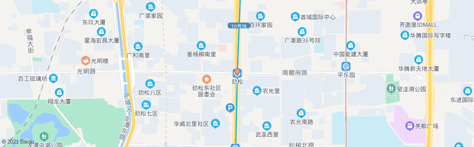 北京劲松站_公交站地图_北京公交_妙搜公交查询2024