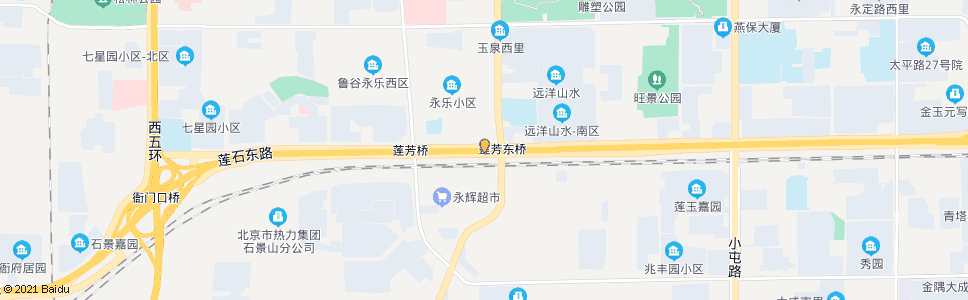 北京莲芳东桥西_公交站地图_北京公交_妙搜公交查询2024