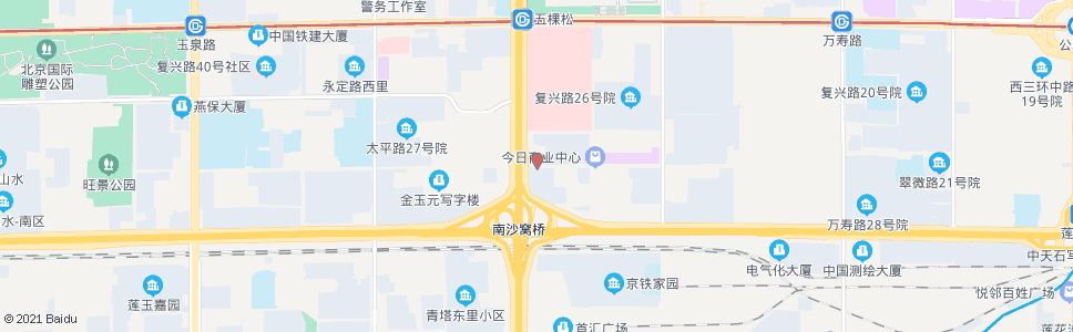 北京沙窝桥东_公交站地图_北京公交_妙搜公交查询2024