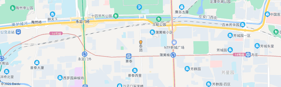 北京李村_公交站地图_北京公交_妙搜公交查询2024