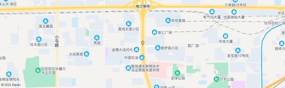 北京郑常庄_公交站地图_北京公交_妙搜公交查询2024