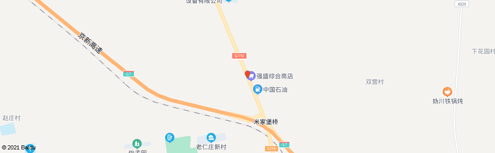 北京米家堡_公交站地图_北京公交_妙搜公交查询2024