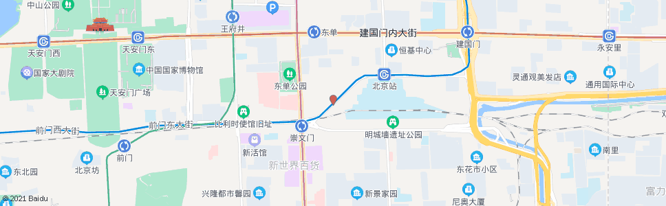 北京北京站西街西口_公交站地图_北京公交_妙搜公交查询2024