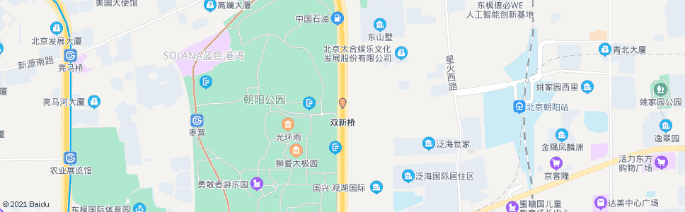 北京大山庄_公交站地图_北京公交_妙搜公交查询2024