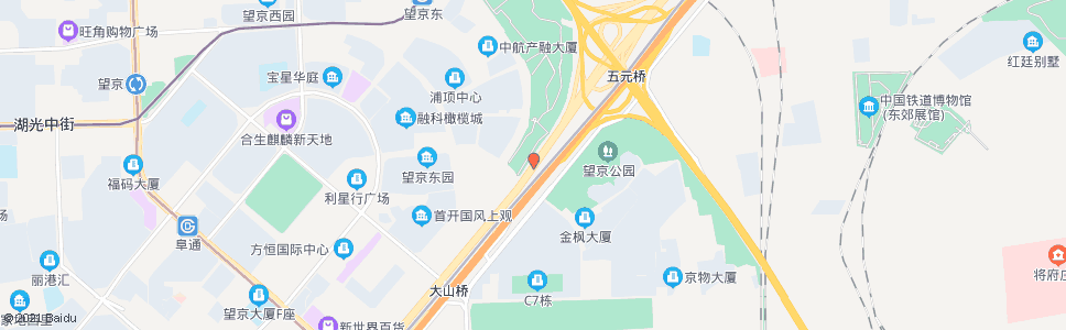 北京望京村_公交站地图_北京公交_妙搜公交查询2024