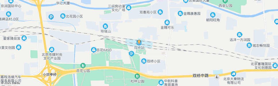 北京双桥站_公交站地图_北京公交_妙搜公交查询2024