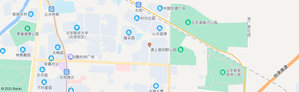 北京朝来家园西区_公交站地图_北京公交_妙搜公交查询2024