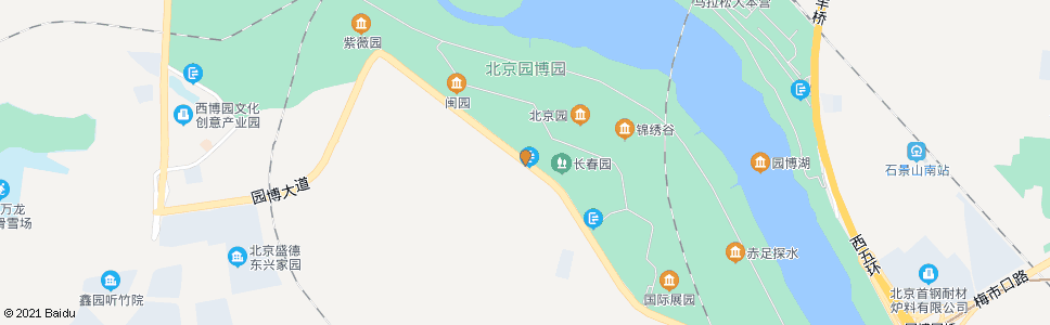 北京园博园四号门_公交站地图_北京公交_妙搜公交查询2024