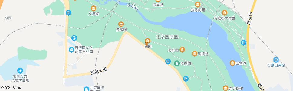 北京园博园5号门_公交站地图_北京公交_妙搜公交查询2024
