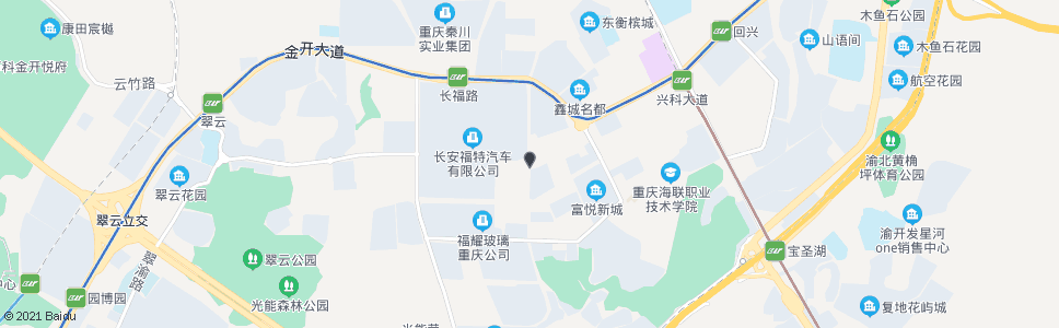 重庆长安福特_公交站地图_重庆公交_妙搜公交查询2024