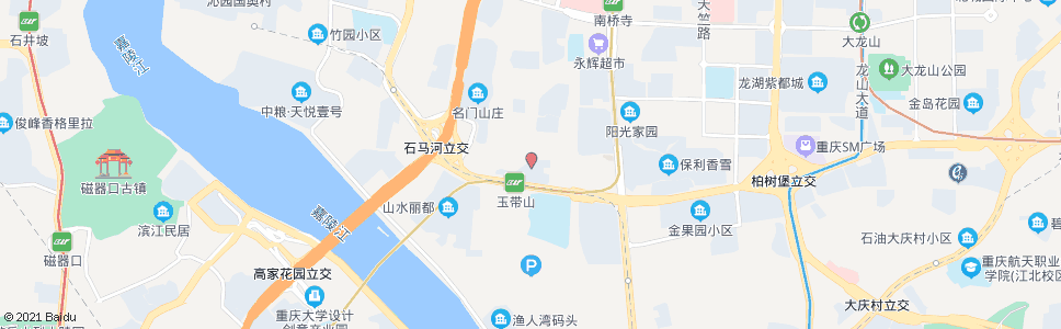 重庆通用新村_公交站地图_重庆公交_妙搜公交查询2024