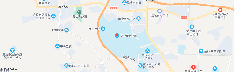 重庆长江师院_公交站地图_重庆公交_妙搜公交查询2024