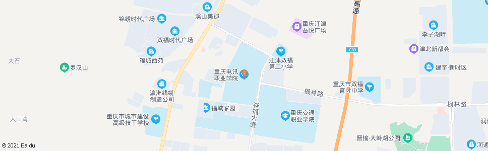 重庆电讯学院_公交站地图_重庆公交_妙搜公交查询2024