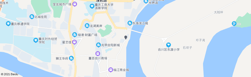 重庆杨柳街_公交站地图_重庆公交_妙搜公交查询2024