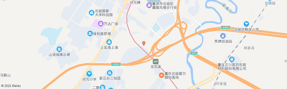 重庆北碚体育中心_公交站地图_重庆公交_妙搜公交查询2024