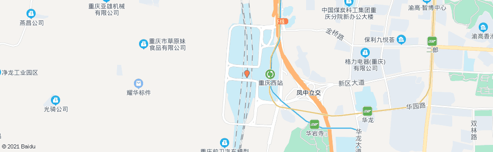 重庆西大街_公交站地图_重庆公交_妙搜公交查询2024