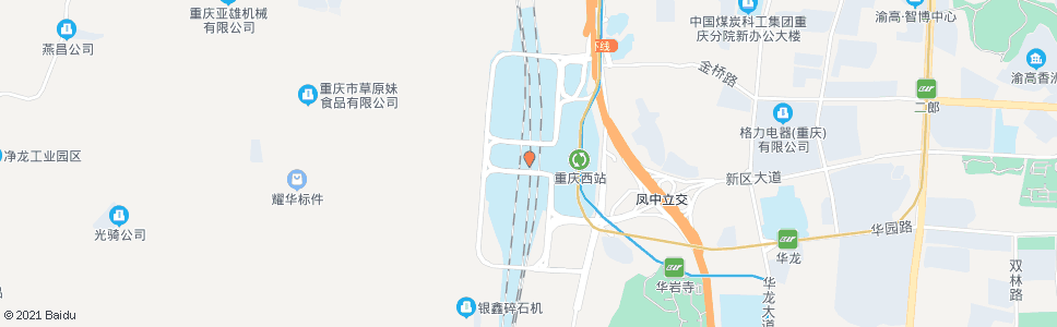 重庆盘西西_公交站地图_重庆公交_妙搜公交查询2024