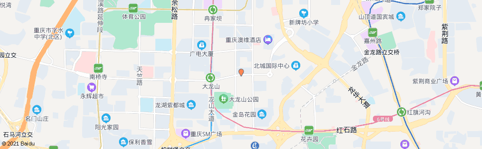 重庆龙山路_公交站地图_重庆公交_妙搜公交查询2024