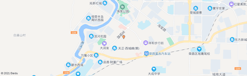 重庆后西二街_公交站地图_重庆公交_妙搜公交查询2024