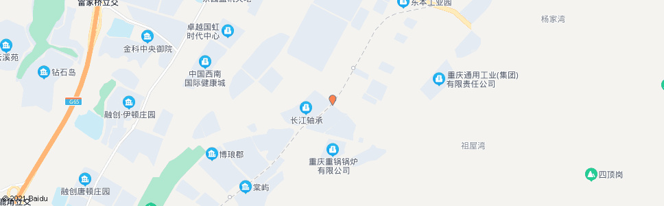 重庆蔷薇路2站_公交站地图_重庆公交_妙搜公交查询2024