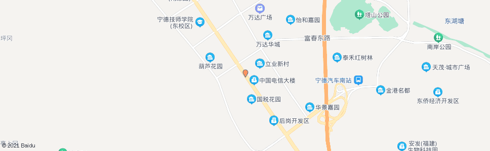 宁德东方医院_公交站地图_宁德公交_妙搜公交查询2024