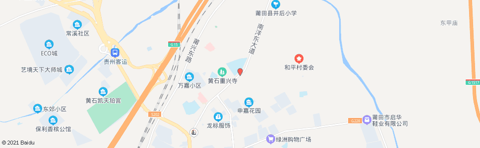 莆田莆田八中(黄石八中)_公交站地图_莆田公交_妙搜公交查询2024