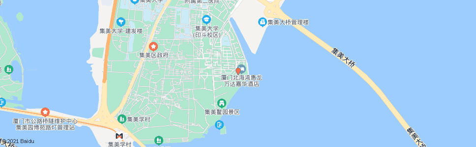 厦门京闽北海湾_公交站地图_厦门公交_妙搜公交查询2024