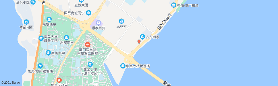 厦门海凤南里_公交站地图_厦门公交_妙搜公交查询2024