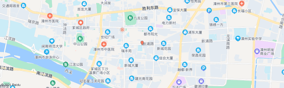 漳州教师新村_公交站地图_漳州公交_妙搜公交查询2024