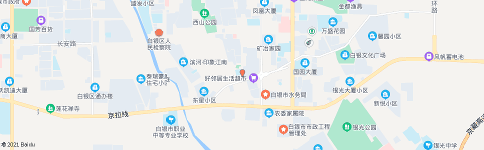 白银区五校_公交站地图_白银公交_妙搜公交查询2024
