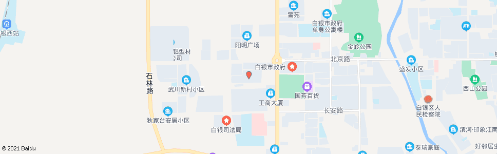 白银苹果第一街_公交站地图_白银公交_妙搜公交查询2024