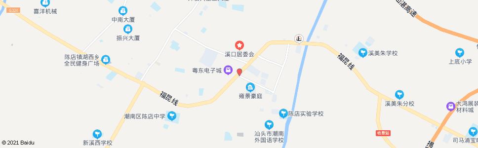 潮州陈店电子城_公交站地图_潮州公交_妙搜公交查询2024