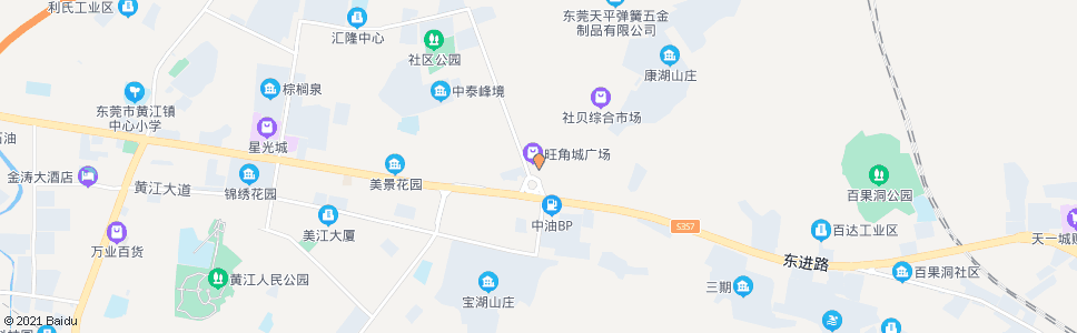 东莞田美北区(旺角城)_公交站地图_东莞公交_妙搜公交查询2024