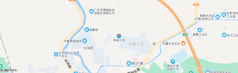 东莞养贤小学_公交站地图_东莞公交_妙搜公交查询2024